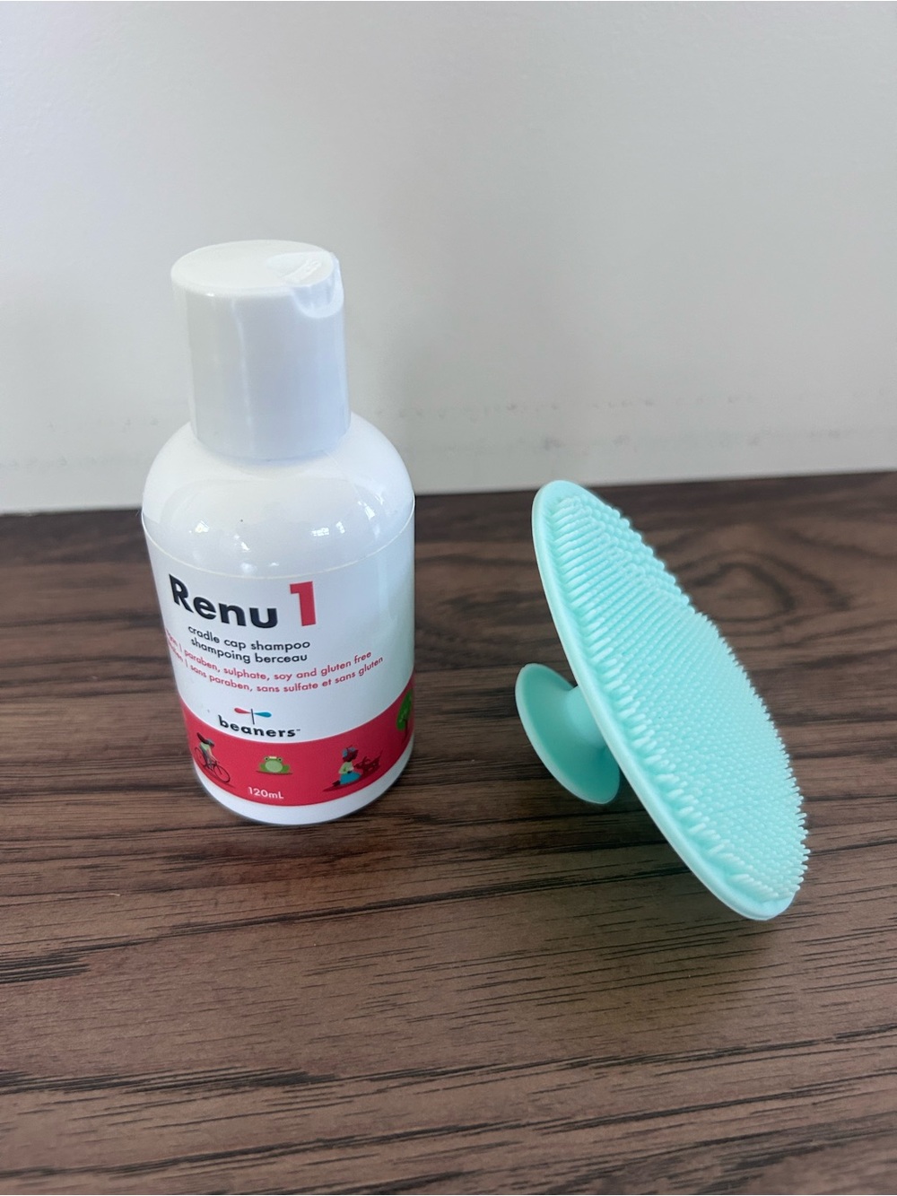 Beaners Cradle Cap Shampoo with Silicone Brush